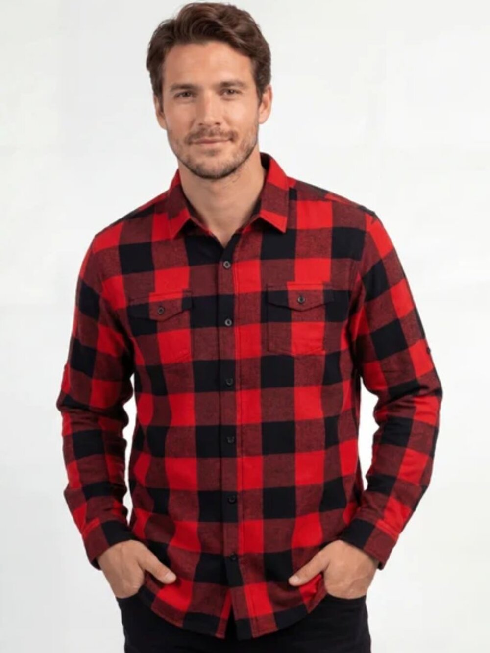 PLAID FLANNEL SHIRT